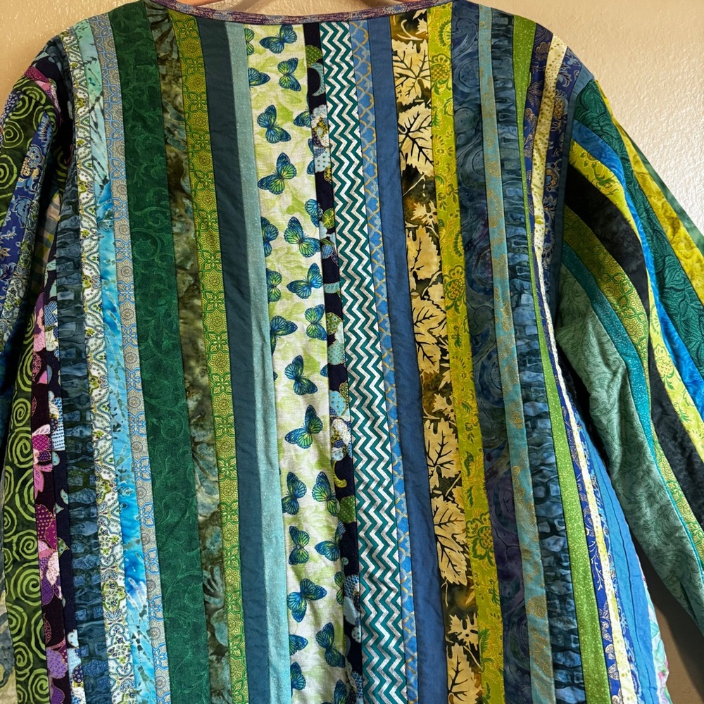 Handmade Colorful Patchwork Jacket - Picture 8 of 10